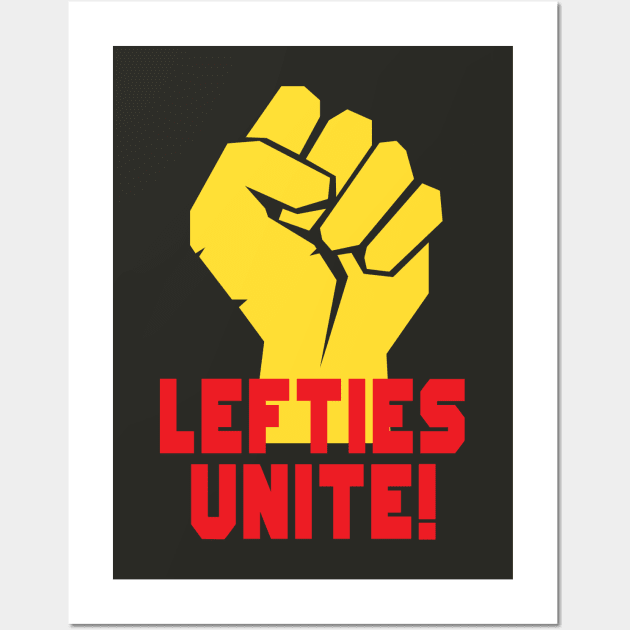 Lefties Unite! Wall Art by Mike Ralph Creative